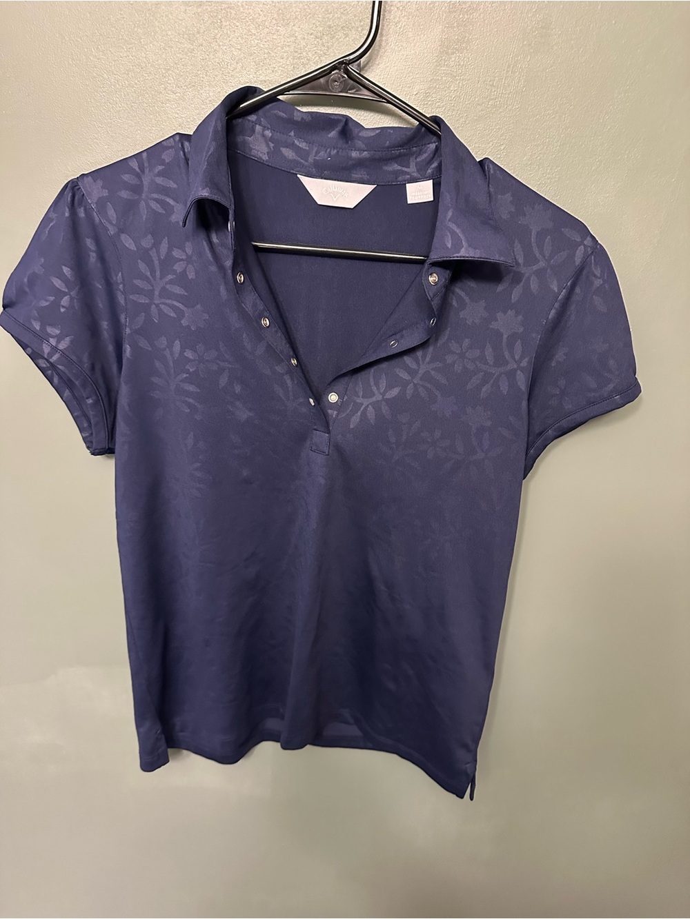 Callaway Navy Short-Sleeve Polo